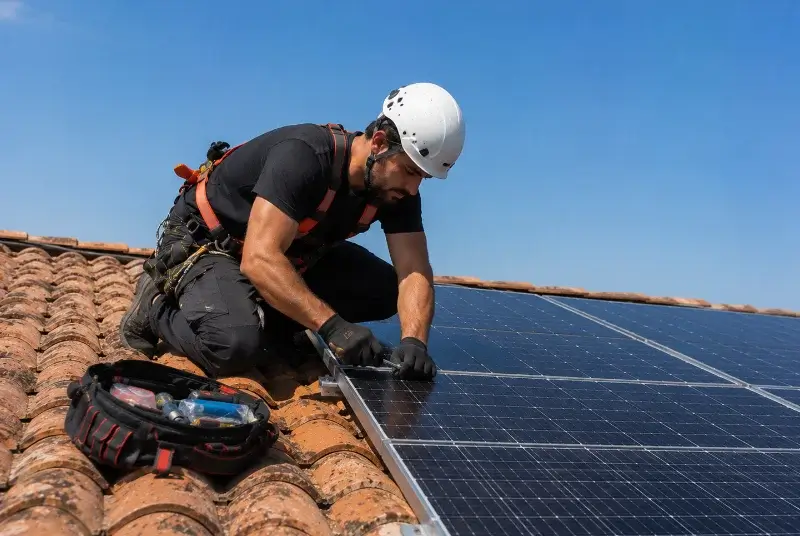 Maintenance et monitoring de panneaux solaires à Kolbsheim